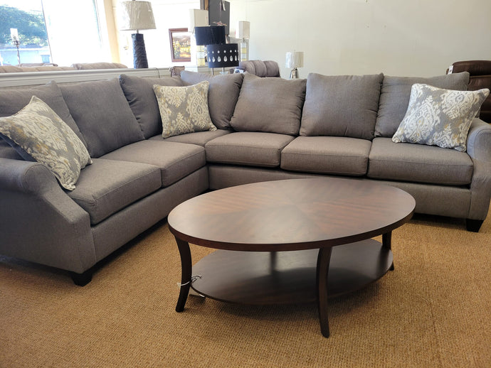 1198 Grey Sectional - Cox Furniture and Flooring