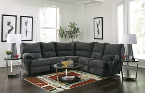 135 Shane Charcoal Reclining Sectional - Cox Furniture and Flooring