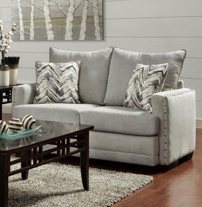 1683 Chevy Silver Loveseat - Cox Furniture and Flooring