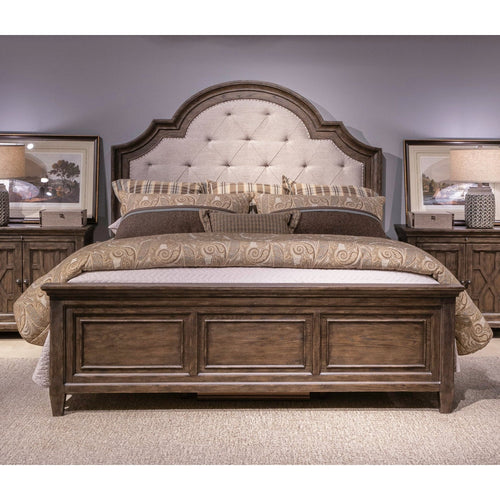 297BR14/13/90 Upholstered Queen Bed - Cox Furniture and Flooring