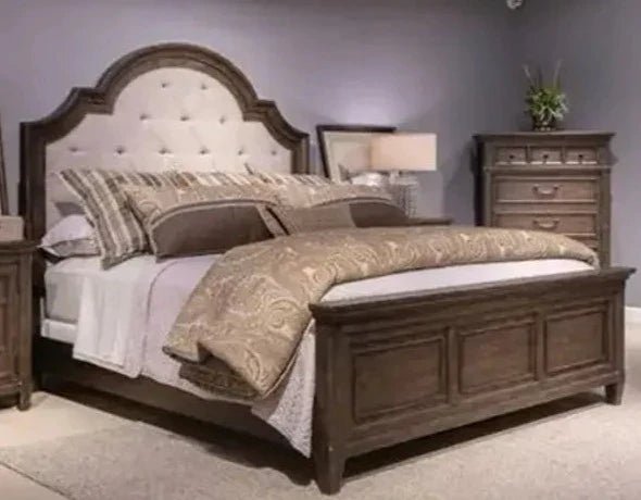 297BR15/16/90 Upholstered King Bed - Cox Furniture and Flooring
