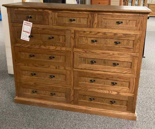 3053M Mission Styled 11 Drawer Dresser - Cox Furniture and Flooring