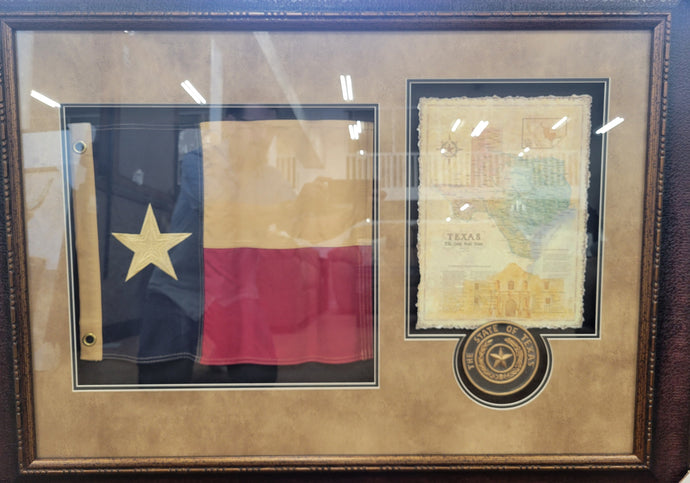 3D144-2840 Wavy Texas Flag - Cox Furniture and Flooring