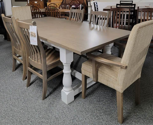 4284 Harvest Table with 6 Chairs - Cox Furniture and Flooring