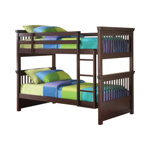460266 Miles Twin over Twin Bunk Bed - Cox Furniture and Flooring
