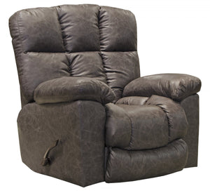 4784 Mayfield Graphite Recliner (Big Man) - Cox Furniture and Flooring