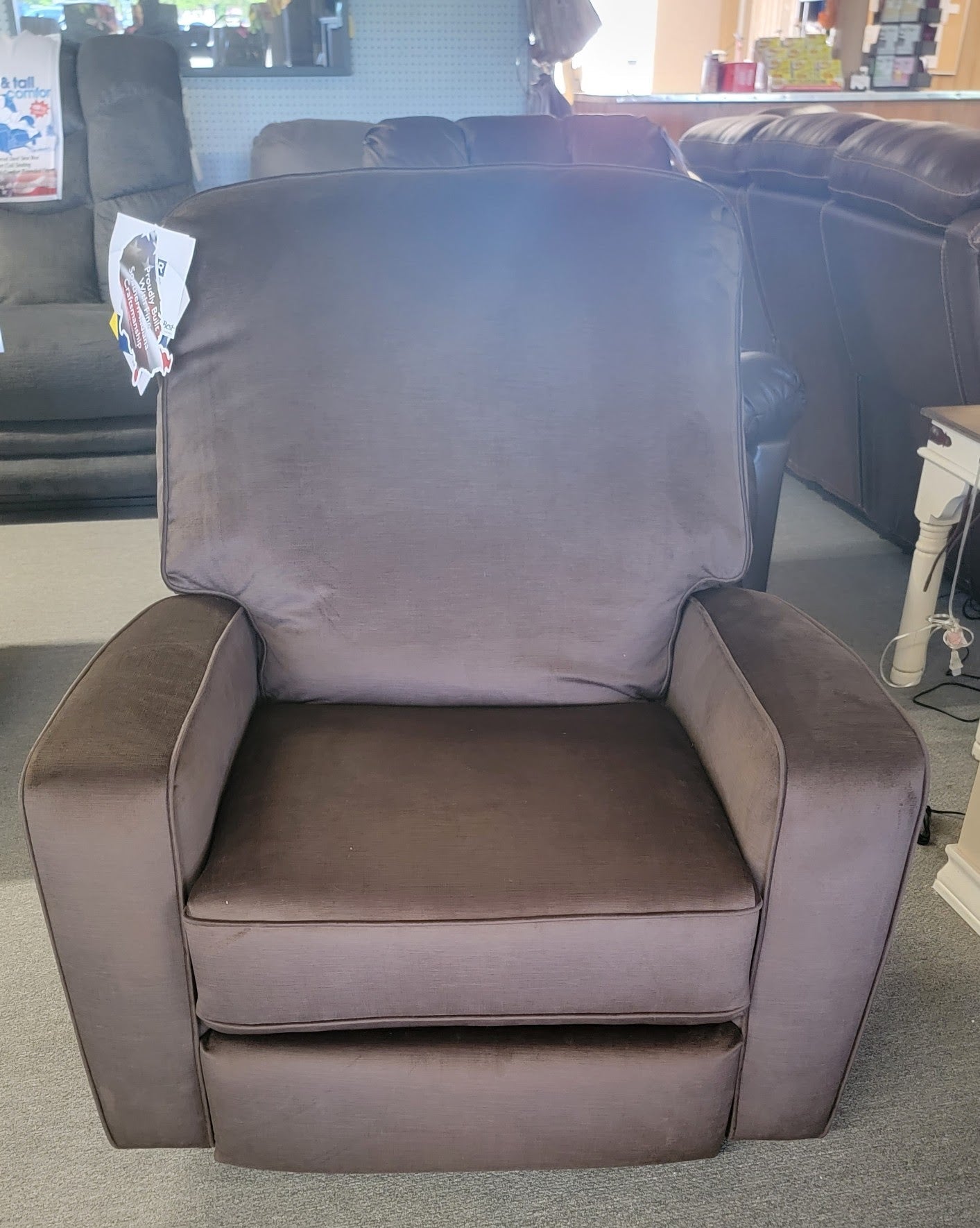 4MP55 Bilana Power Swivel Recliner - Cox Furniture and Flooring