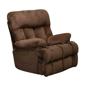 764788-7 Sterling Chocolate Recliner w/Lumbar Heat and Massage - Cox Furniture and Flooring