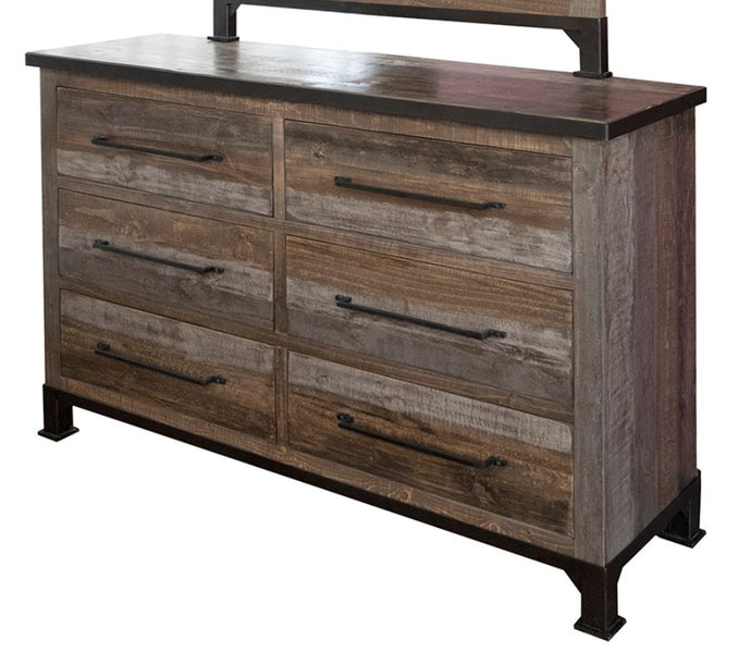 9971DSR Antique Grey Dresser - Cox Furniture and Flooring