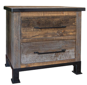 9971NTS Antique Grey Nightstand - Cox Furniture and Flooring