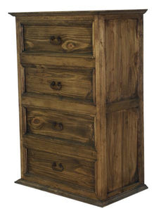 Antique Petite Solid Wood Chest by Rustic Creations - Cox Furniture and Flooring