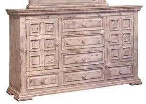 Bella Vintage White Solid Wood Dresser by International Furniture - Cox Furniture and Flooring