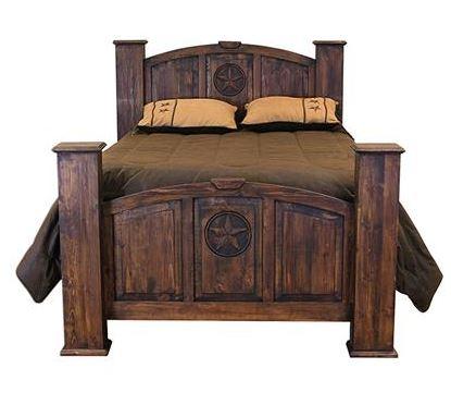 CAM070TS Medio Mansion Queen Bed W/Star - Cox Furniture and Flooring