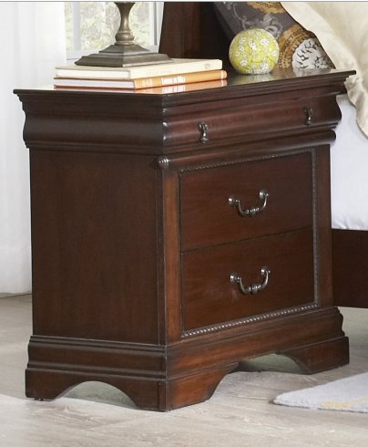 Chateau Cherry Nightstand by Elements Furniture - Cox Furniture and Flooring