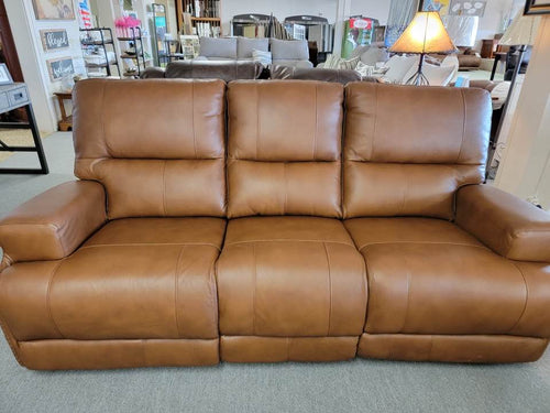 EH2720 Brimfield 100% Leather Power Sofa - Cox Furniture and Flooring