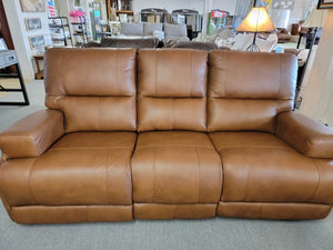 EH2720 Brimfield 100% Leather Power Sofa - Cox Furniture and Flooring