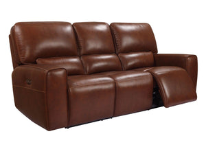EH9049 Broadway 100% Leather Power Sofa - Cox Furniture and Flooring