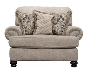 Freemont Pewter Oversized Chair - Cox Furniture and Flooring