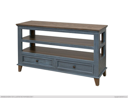 IFD1601SFTBL Toscana Blue Sofa Table - Cox Furniture and Flooring