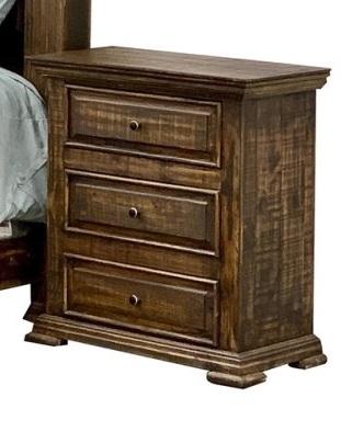 JL-3249 LaFitte Espresso Night Stand - Cox Furniture and Flooring