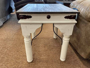 MO-LAT3 End Table with Metal - Cox Furniture and Flooring