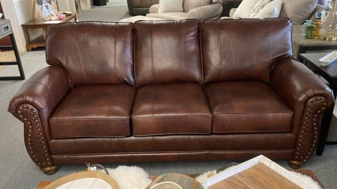 S64/71508L Noble Leather Sofa - Cox Furniture and Flooring