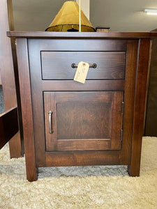 Solid Wood Door Night Stand - Cox Furniture and Flooring