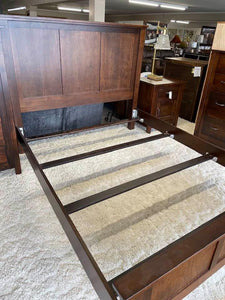 Solid Wood King Bed - Cox Furniture and Flooring