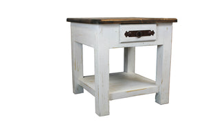 VSERU-LT-LAT01 White End Table - Cox Furniture and Flooring